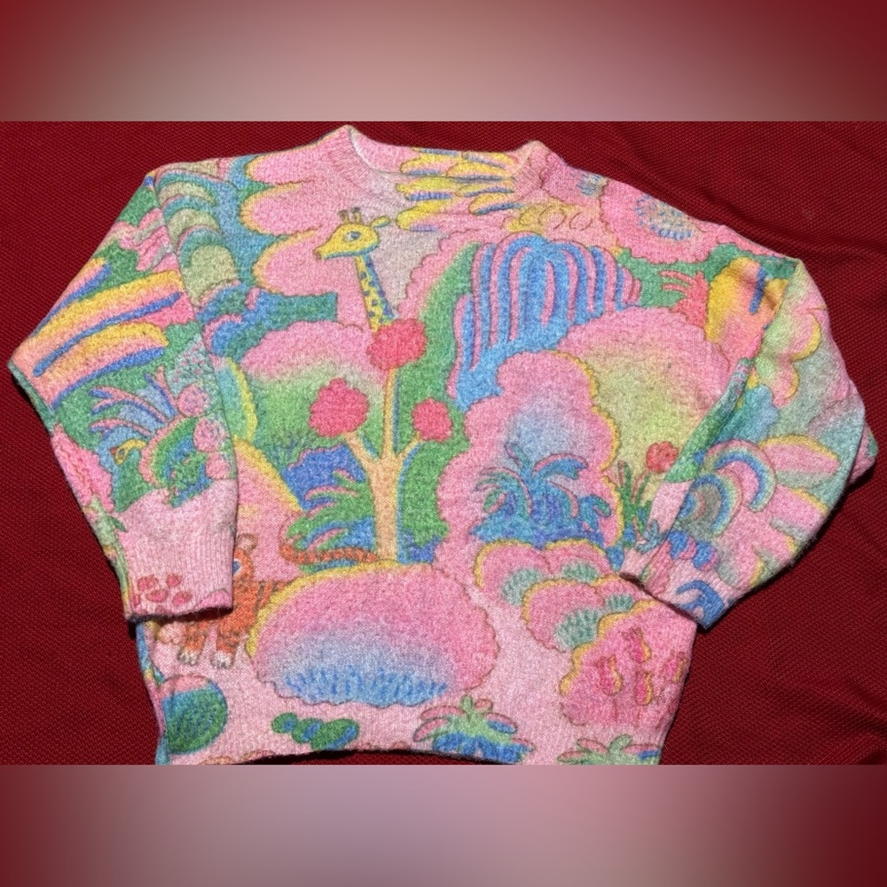 Unlisted Colorful Graphic Women's Sweater